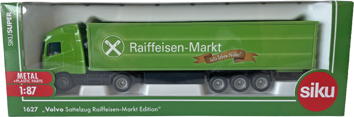 siku Volvo Sattelzug Raiffeisen-Markt